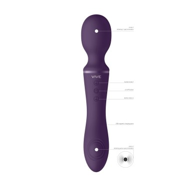 Enora - Wand & Vibrator - Purple